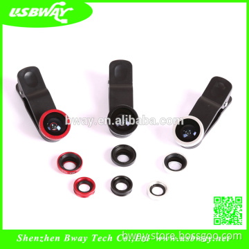 New 3 In 1 Wide Angle Macro Fisheye Lens For Mobile Phone